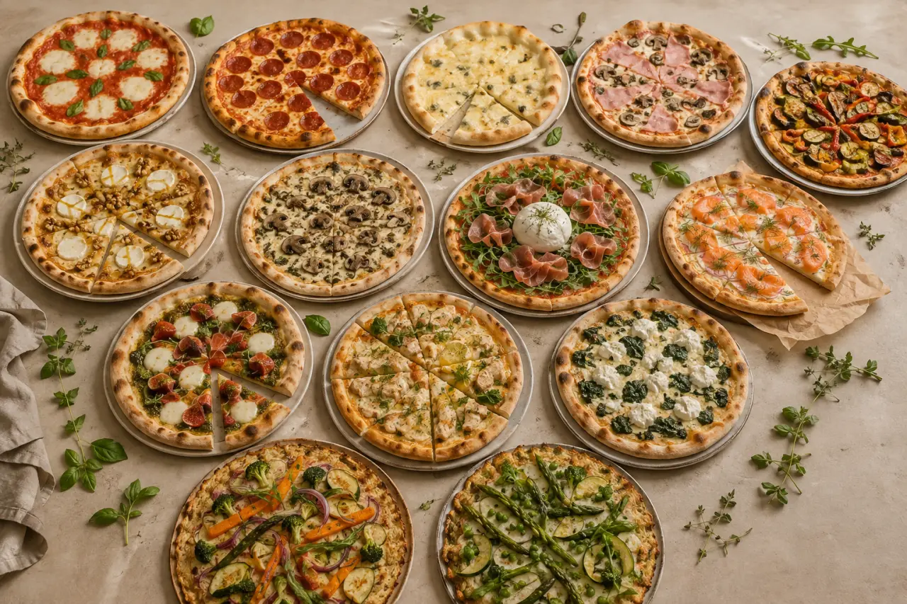 15 idées de pizzas pour varier entre classiques, recettes gourmet et versions légères