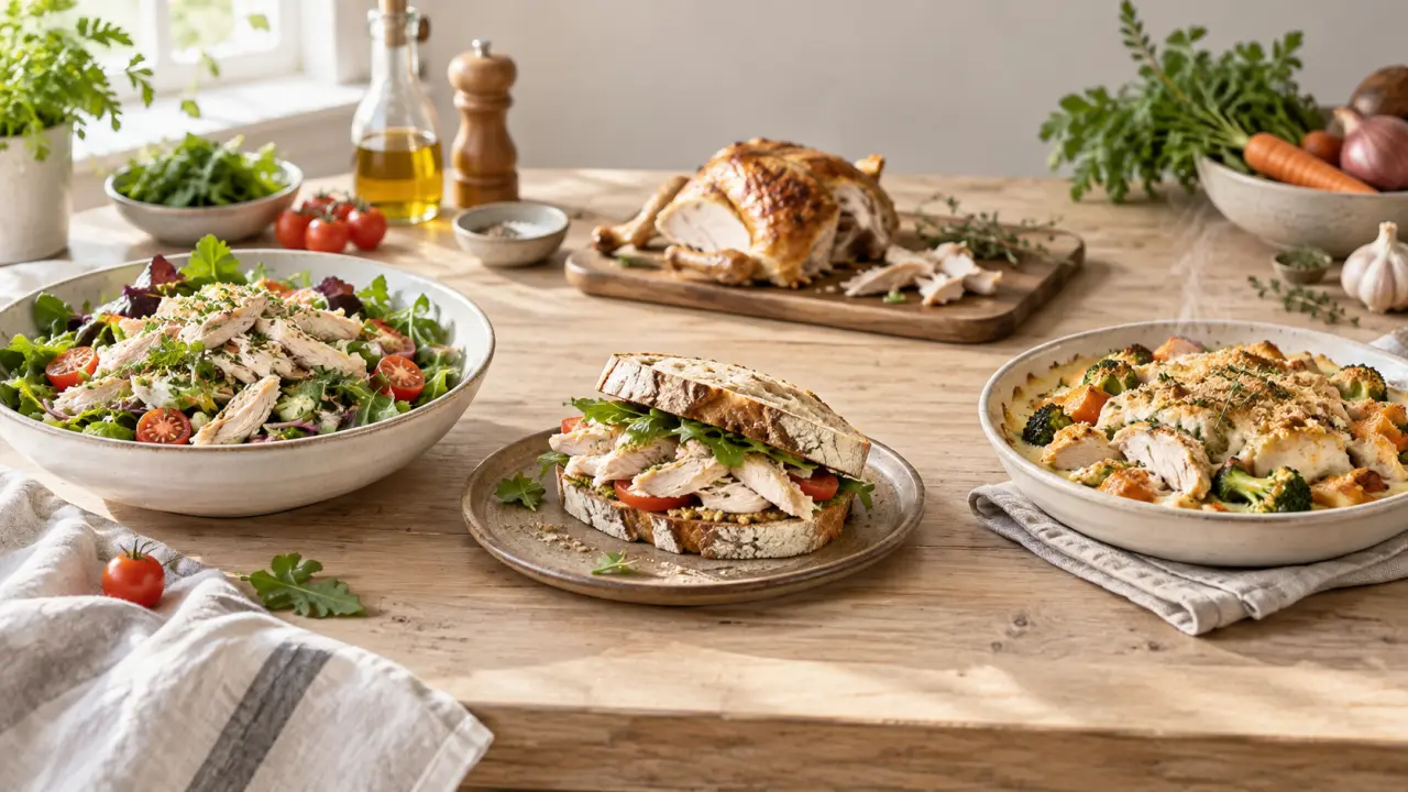 Poulet cuit froid : salade, sandwich ou plat chaud pour éviter le gaspillage