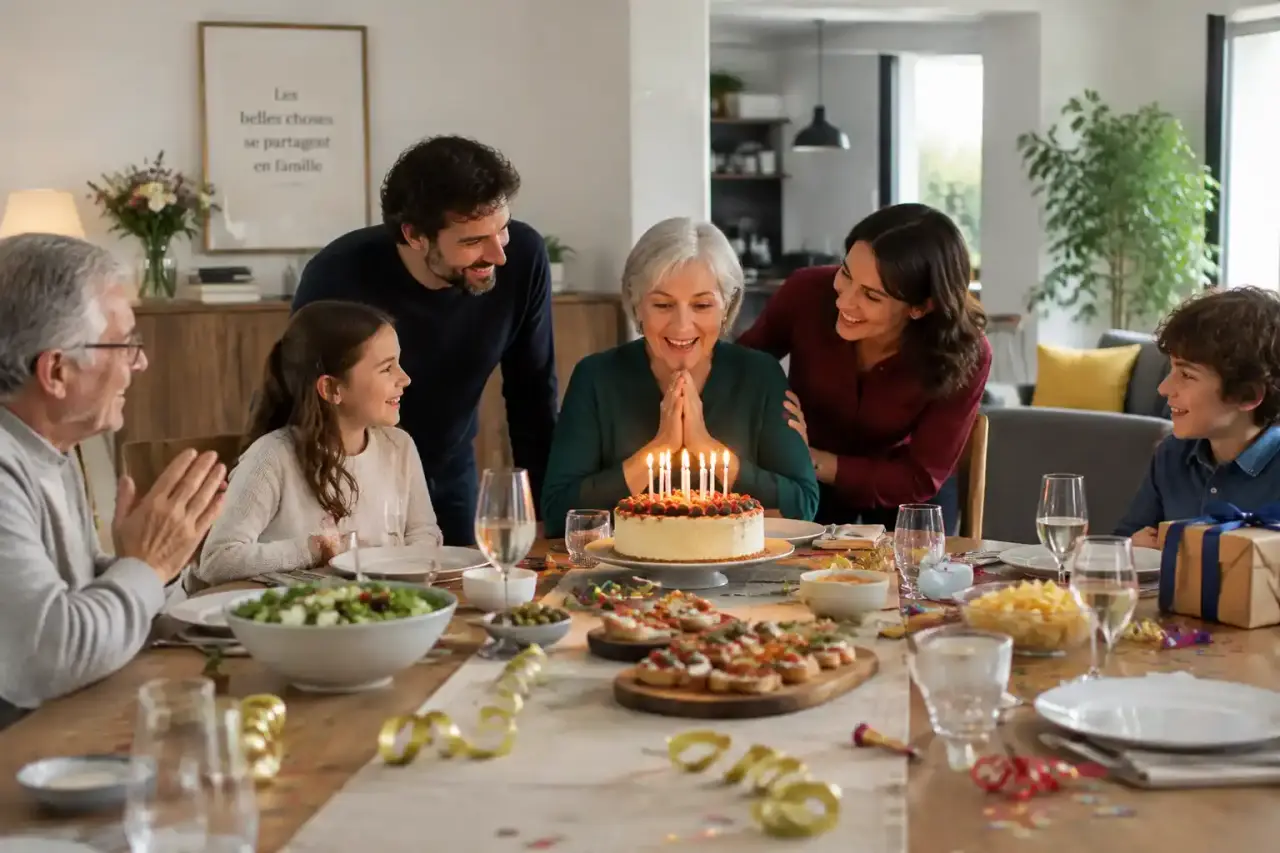 Un repas d’anniversaire en famille festif, sans passer la journée en cuisine