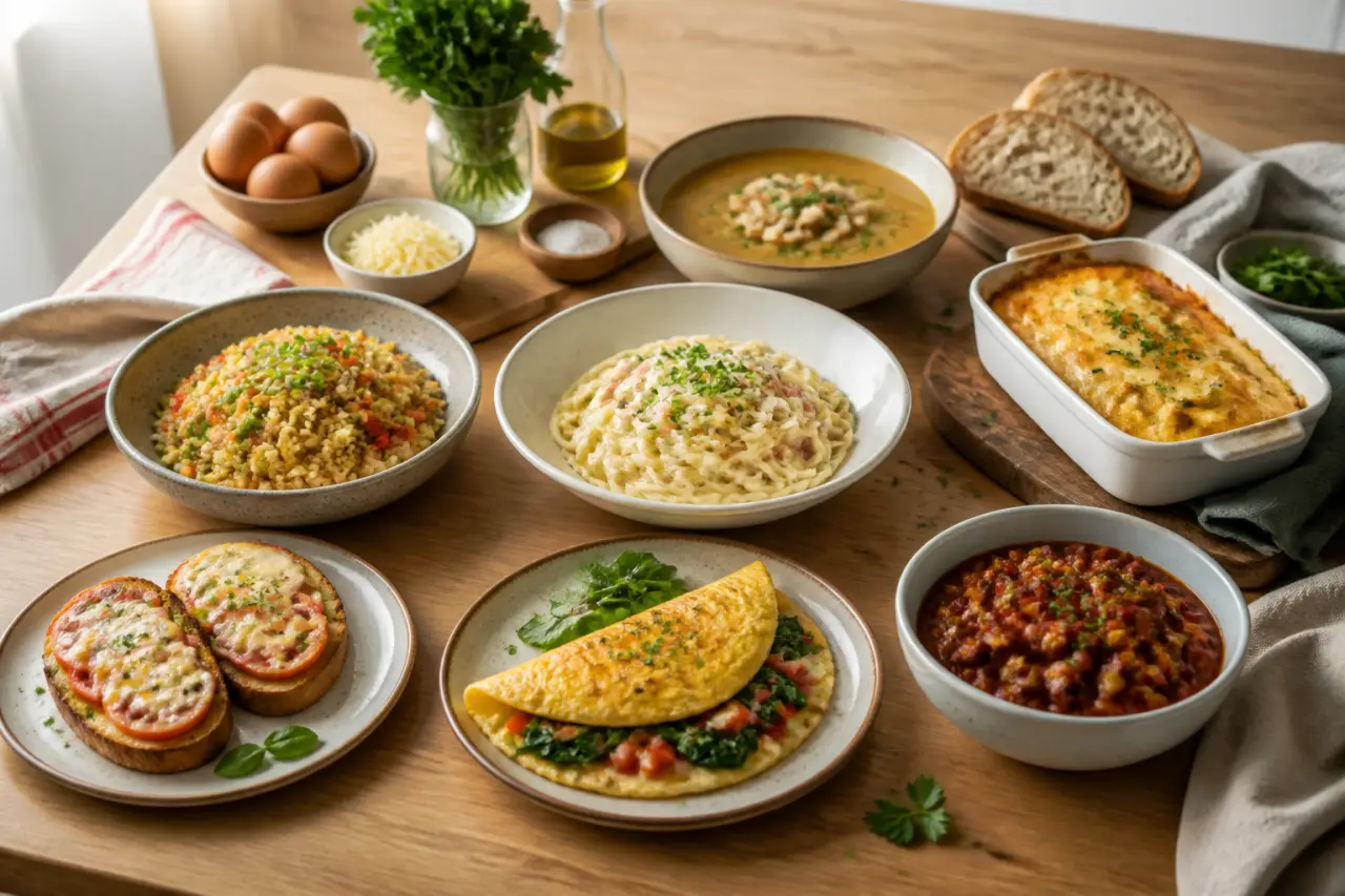 7 recettes gourmandes et faciles pour des repas rapides, économiques et réconfortants