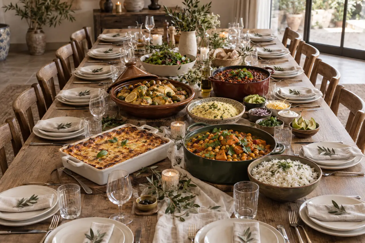 Repas pour 20 personnes : 4 plats uniques faciles à préparer la veille