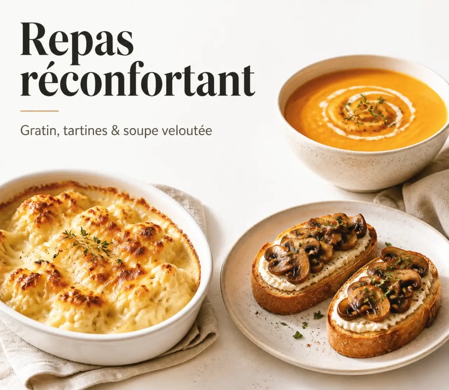 Recettes gourmandes et faciles : plats salés réconfortants prêts à servir