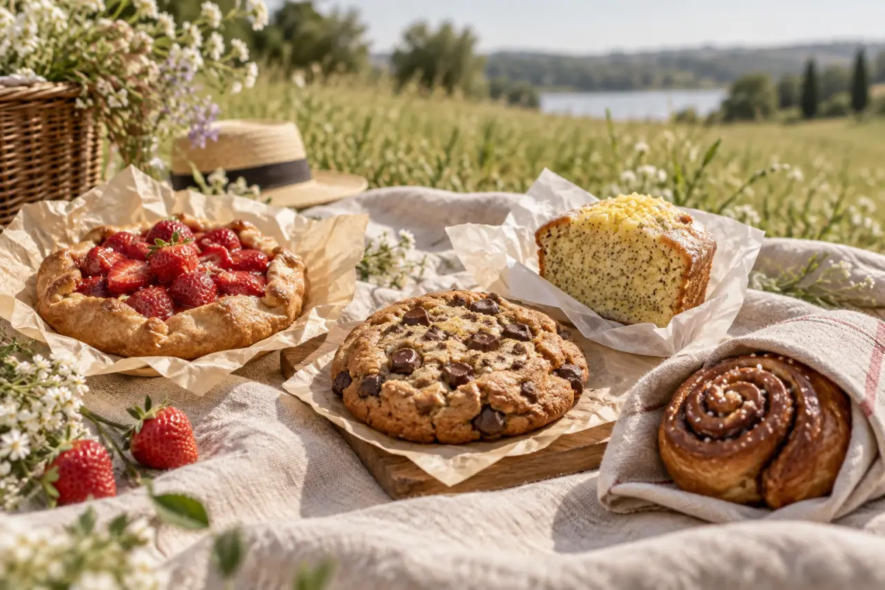Dessert pique-nique : 4 formats qui arrivent entiers et se mangent sans couverts