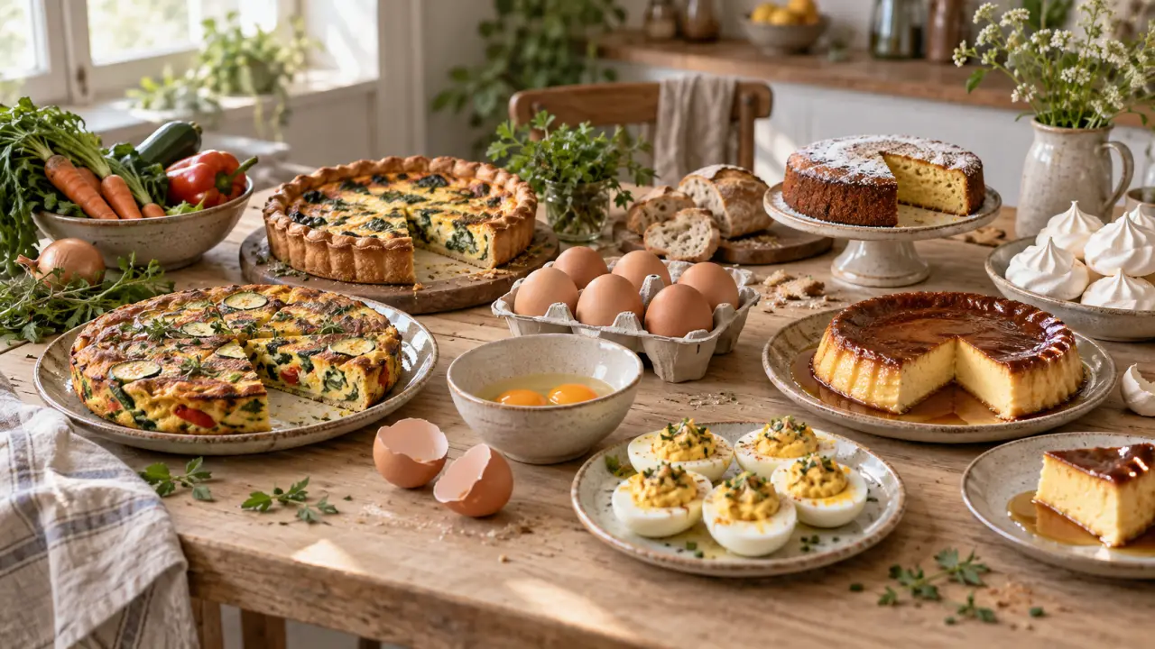 Que faire avec beaucoup d’œufs ? 6 à 8 œufs, recettes salées et desserts anti-gaspi