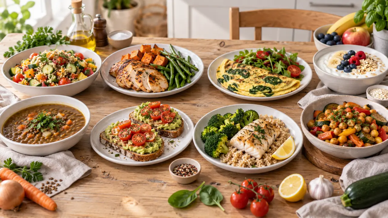 Recettes healthy faciles : 8 idées équilibrées pour cuisiner sans ingrédients rares